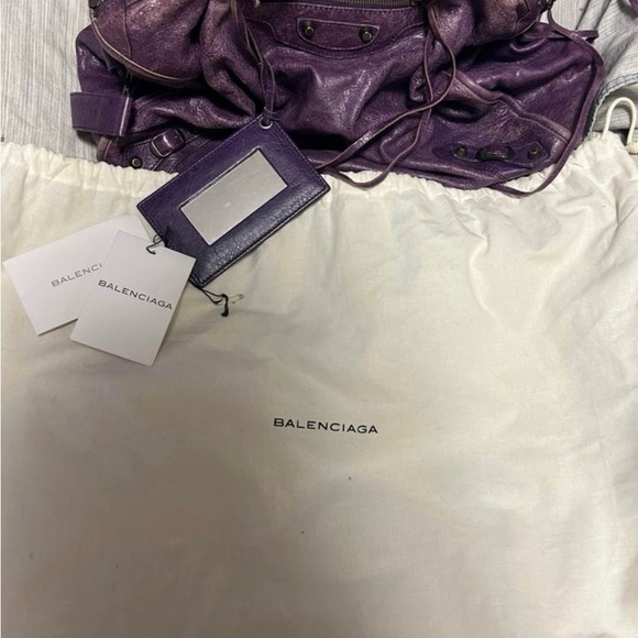 Used Balenciaga Ultraviolet Oversize Bag - Picture 3 of 3